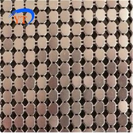 3mm Golden Aluminum ISO 9001 Sequins Wall